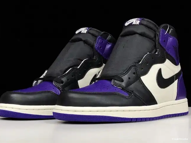 Jordan 1 Purple Court 555088-501 Air 0609